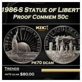 1986-S Statue of Liberty Proof Modern Commem Half