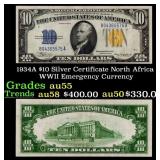 1934A $10 Silver Certificate North Africa WWII Eme