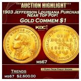 1903 Jefferson Louisiana Purchase Gold Commem Doll