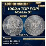 1902-o Morgan Dollar TOP POP! $1 ms67 pl SEGS