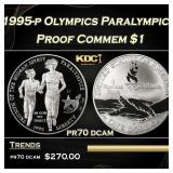 1995-p Olympics Paralympics Proof Modern Commem Do