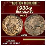 1930-s Buffalo Nickel 5c ms66 SEGS