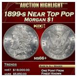 1899-s Morgan Dollar Near Top Pop $1 ms66+ SEGS
