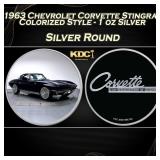 1963 Chevrolet Corvette Stingray Colorized Style -