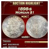 1898-s Morgan Dollar $1 ms66+ SEGS