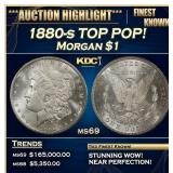 1880-s Morgan Dollar TOP POP! $1 ms69 SEGS