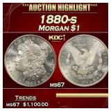 1880-s Morgan Dollar $1 ms67 SEGS