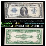 1923 $1 large size Silver Certificate Key To Serie