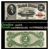 1917 $2 Large Size Legal Tender Note Thomas Jeffer