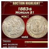 1883-s Morgan Dollar $1 ms62 USCG