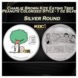 Charlie Brown Kite Eating Tree Peanuts Colorized S