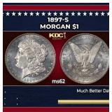 1897-s Morgan Dollar $1 Grades ms62