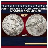 2018-p Breast Cancer Awareness Modern Commem Dolla