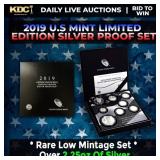RARE 2019 United States Mint Limited Edition Silve