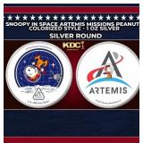 Snoopy In Space Artemis Missions Peanuts Colorized