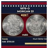 1879-o Morgan Dollar $1 Grades ms64