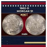 1902-o Morgan Dollar $1 Grades ms64