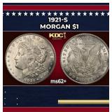 1921-s Morgan Dollar $1 Grades ms62+