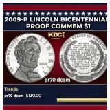 2009-P Lincoln Bicentennial Proof Modern Commem Do