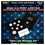 RARE 2022 United States Mint Limited Edition Silve