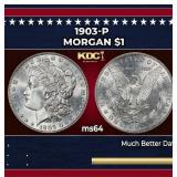 1903-p Morgan Dollar $1 Grades ms64