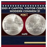 2001-p Capitol Visitor Center Modern Commem Dollar