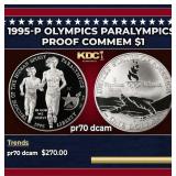 1995-p Olympics Paralympics Proof Modern Commem Do