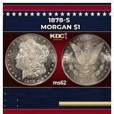1878-s Morgan Dollar $1 Grades ms62