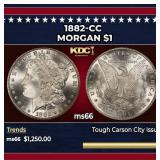 1882-cc Morgan Dollar $1 ms66 SEGS