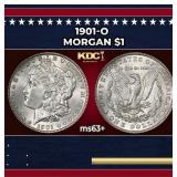 1901-o Morgan Dollar $1 Grades ms63+