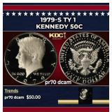 1979-s Ty 1 Proof Kennedy Half Dollar 50c pr70 dca