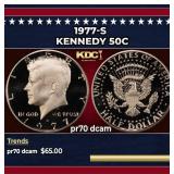 1977-s Proof Kennedy Half Dollar 50c pr70 dcam SEG