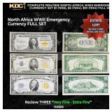 Complete 1934/1935 North Africa WWII Emergency Cur