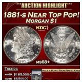 1881-s Morgan Dollar Near Top Pop! $1 ms68+ SEGS