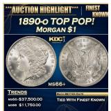 1890-o Morgan Dollar TOP POP! $1 ms66+ SEGS