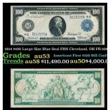 1914 $100 Large Size Blue Seal FRN Cleveland, OH G