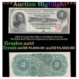 1886 $2 Large Size Silver Certificate General Winf