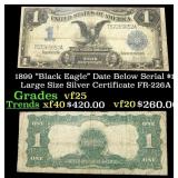 1899 $1 large size Silver Certificate "Black Eagle