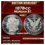 1878-cc Morgan Dollar $1 ms64 DMPL SEGS