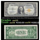 1935A $1 Silver Certificate North Africa WWII Emer