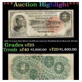 1886 $2 Large Size Silver Certificate General Winf
