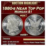 1880-s Morgan Dollar Near Top Pop $1 ms68+ SEGS