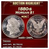 1880-s Morgan Dollar $1 ms65+ DMPL SEGS
