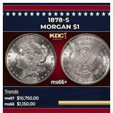 1878-s Morgan Dollar $1 ms66+ SEGS