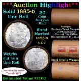 Full solid date 1885-o Uncirculated Morgan silver