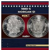 1880-s Morgan Dollar $1 Grades ms64+