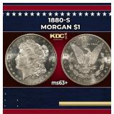 1880-s Morgan Dollar $1 Grades ms63+