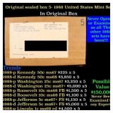 Original sealed box 5- 1988 United States Mint Set