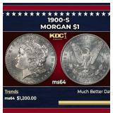 1900-s Morgan Dollar $1 ms64 SEGS
