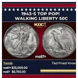 Complete Set of $5 Small Size Red Seal United Stat